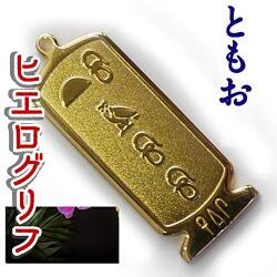ヒエログリフ ペンダント 名前ネームネックレス 象形文字 ピラミッド 古代エジプト文字 ゴールド