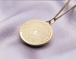 般若心経ペンダント宇図22金ヘッド