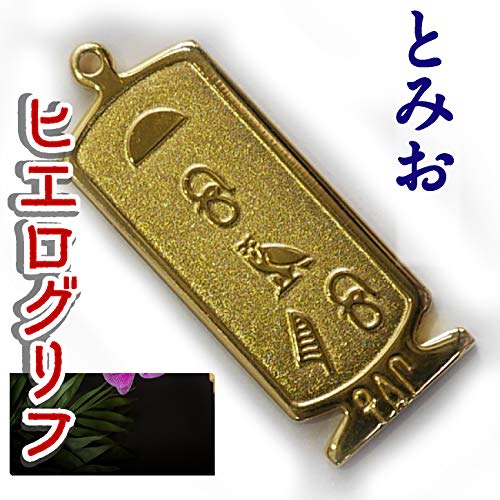 ヒエログリフ ペンダント 名前ネームネックレス 象形文字 ピラミッド 古代エジプト文字 ゴールド
