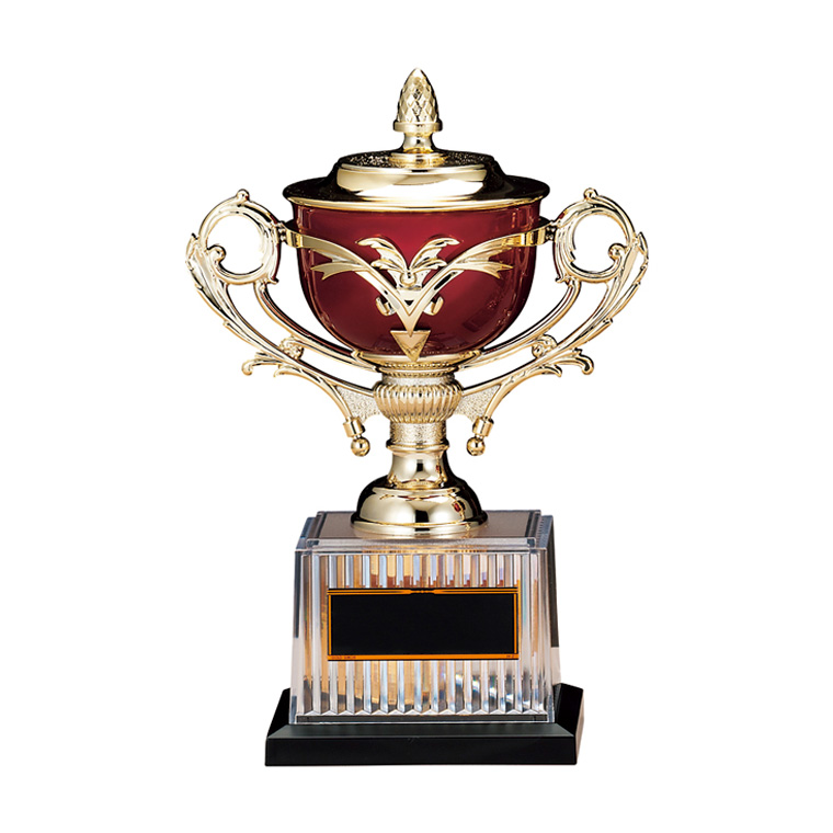 樹脂製優勝表彰カップ　赤色カップ