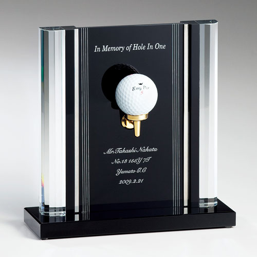 ホールインワントロフィー 人気のゴルフホールインワン記念品