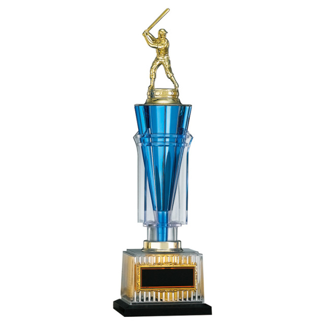 野球専用表彰記念トロフィー 樹脂製バッター人形付樹脂製トロフィー BV
