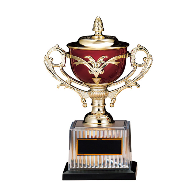 樹脂製優勝表彰カップ　赤色カップ