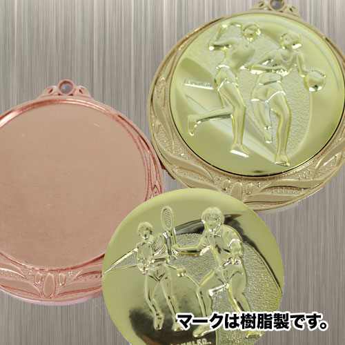 130種類の図柄から選べるプレミアムなメダル　表面イメージ