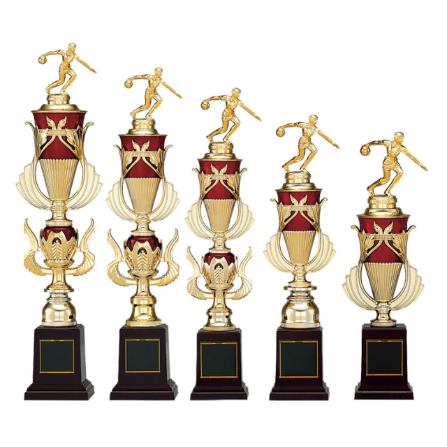 優勝トロフィー 樹脂製人形付きトロフィー T1041（青）シリーズ（高さ