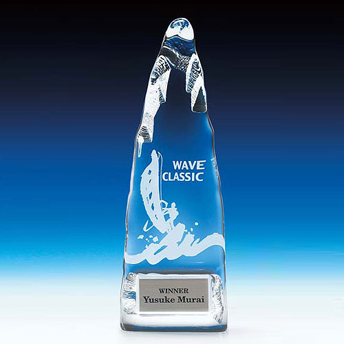 セミオーダー光学ガラス製記念盾