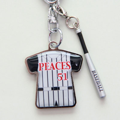 パンツ付きユニフォームキーホルダー