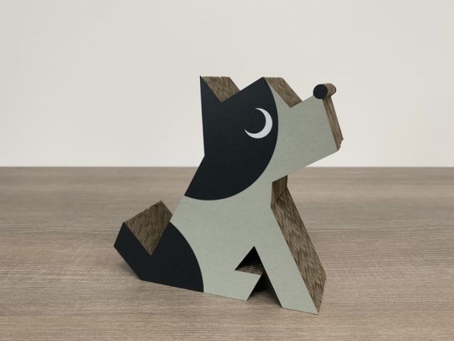 ワンクのSDGsプロジェクト Vol.1 ワンクの段ボールオブジェ