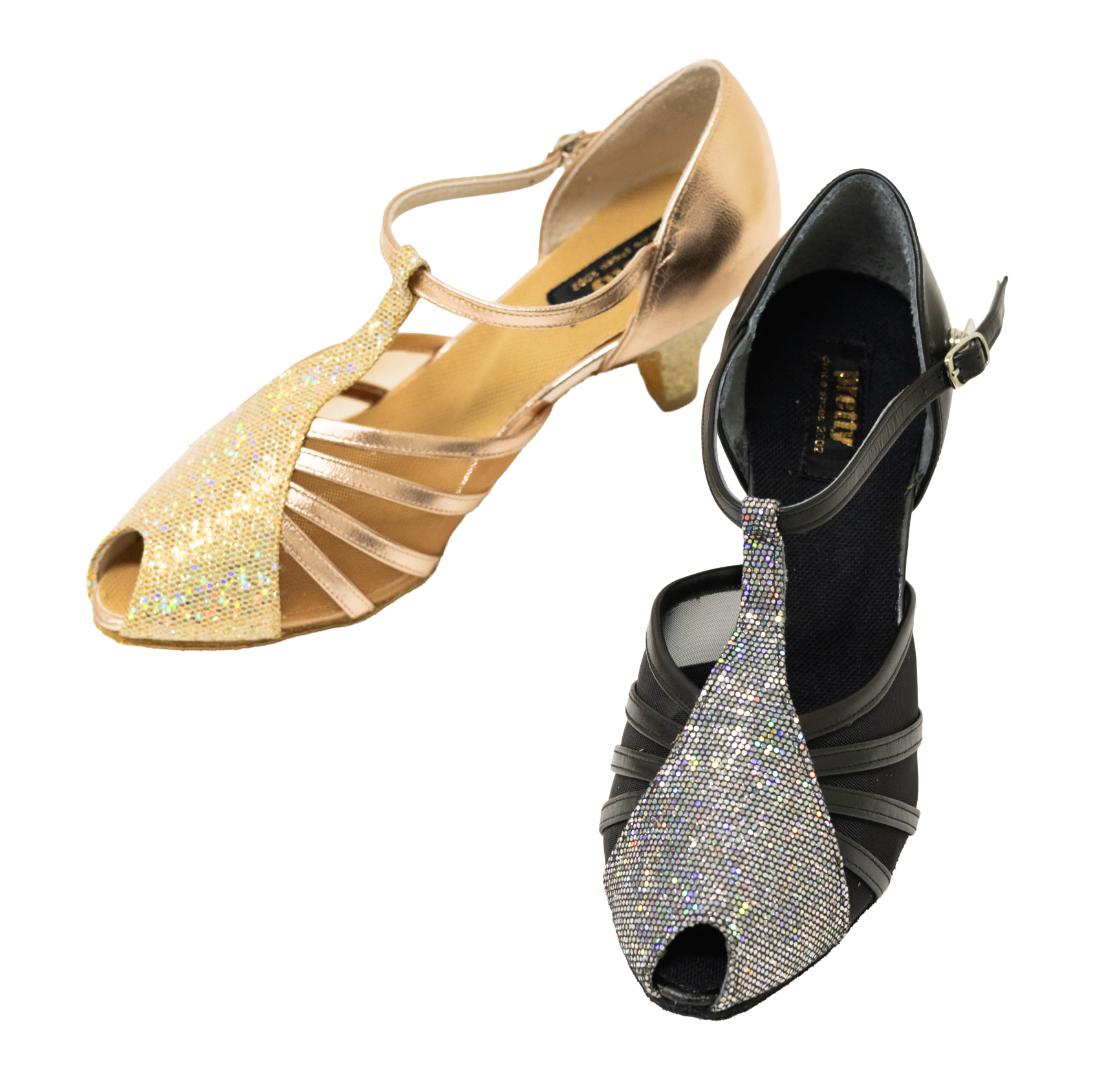 【プリティ】パーティシューズ702（兼用・チュール付き）