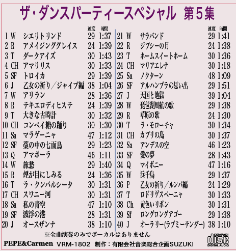 ザ・ダンスパーティースペシャル第5集