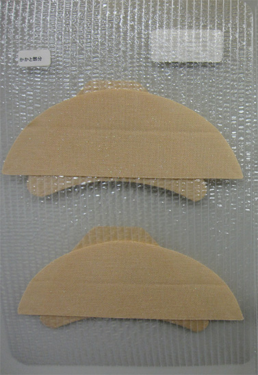 シューズの汚れ防止テープ　キラキラ・シューズバン（ベージュ）