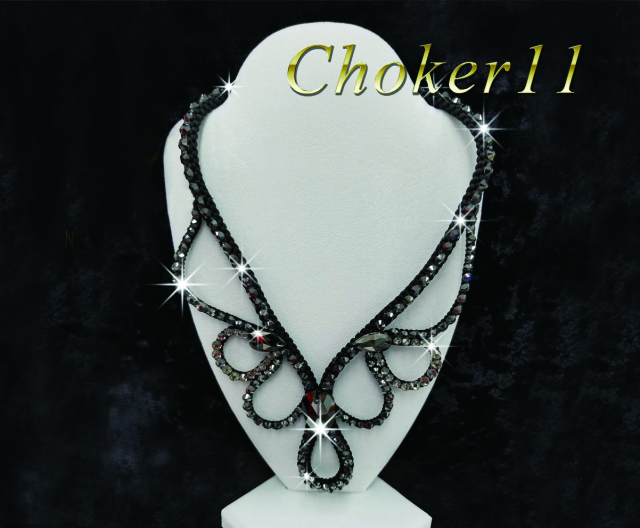 社交ダンス用多美咲チョーカー型アクセサリー[美品]