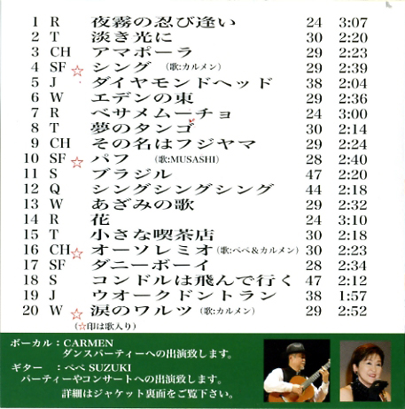 エンジョイダンスミュージック第19集 曲目