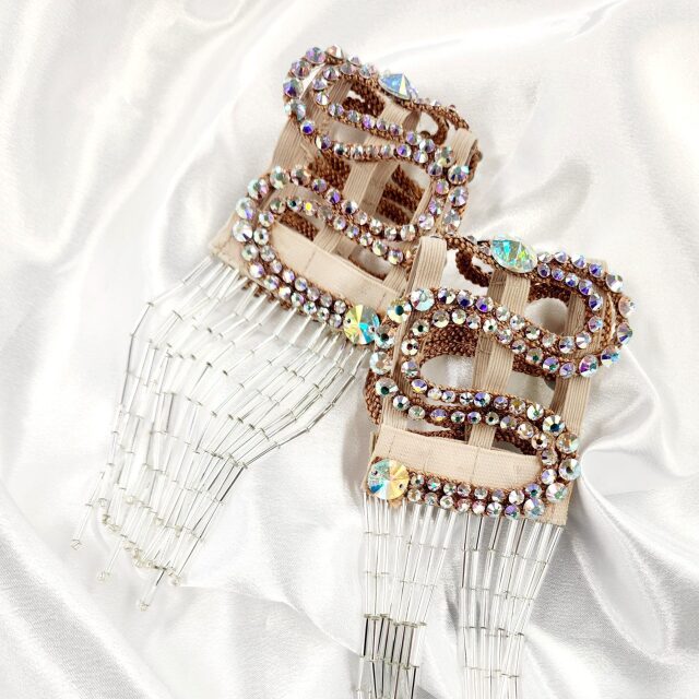 【白樺ドレス】GA24 竹ビーズ付きバングル