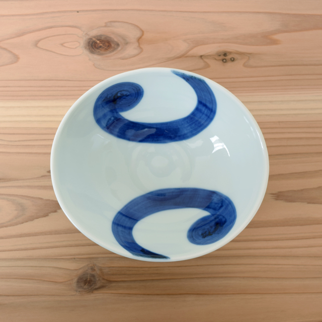 波佐見焼　　和食器　セレクトショップ　Danlife　　シンプル　染付　小鉢　ボウル　鉢　康創窯