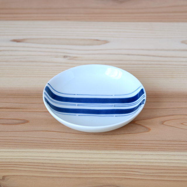 波佐見焼　　和食器　セレクトショップ　Danlife　　シンプル　染付　小皿　　豆皿　手塩皿　康創窯