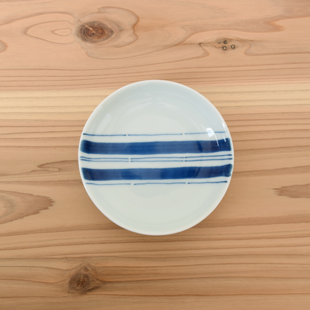 波佐見焼　　和食器　セレクトショップ　Danlife　　シンプル　染付　小皿　　豆皿　手塩皿　康創窯