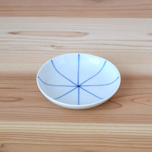 波佐見焼　　和食器　セレクトショップ　Danlife　　シンプル　染付　小皿　　豆皿　手塩皿　康創窯