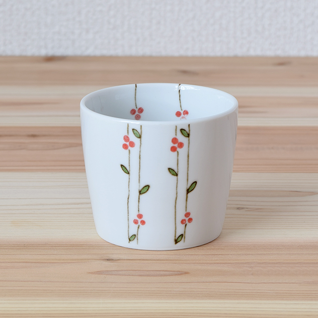 波佐見焼 一龍陶苑】あかねいろ カップ