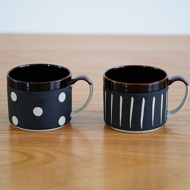 波佐見焼 長十郎窯】マグカップ（2柄）