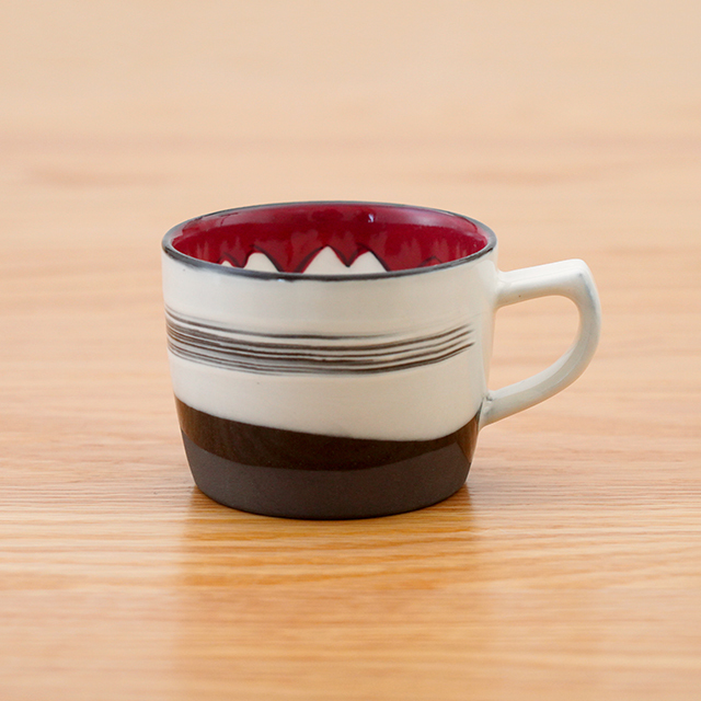波佐見焼 瑞幸窯】セリジエ マグカップ（青）（赤）