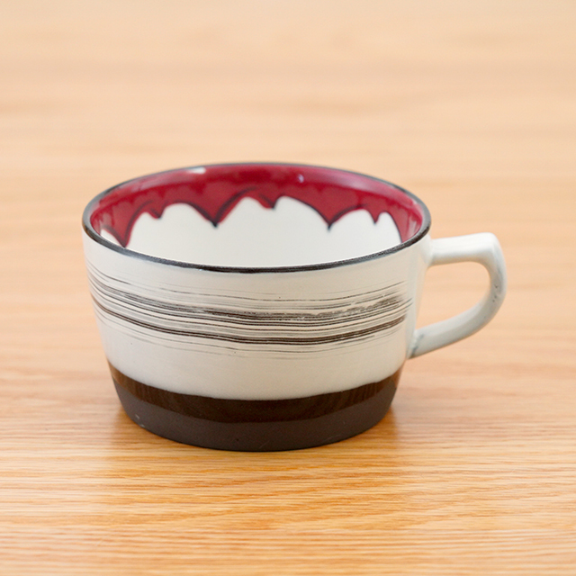 波佐見焼　団陶器　和食器　器　器好き セリジエ　花柄　茶碗　湯呑　マグ　スープ　カップ