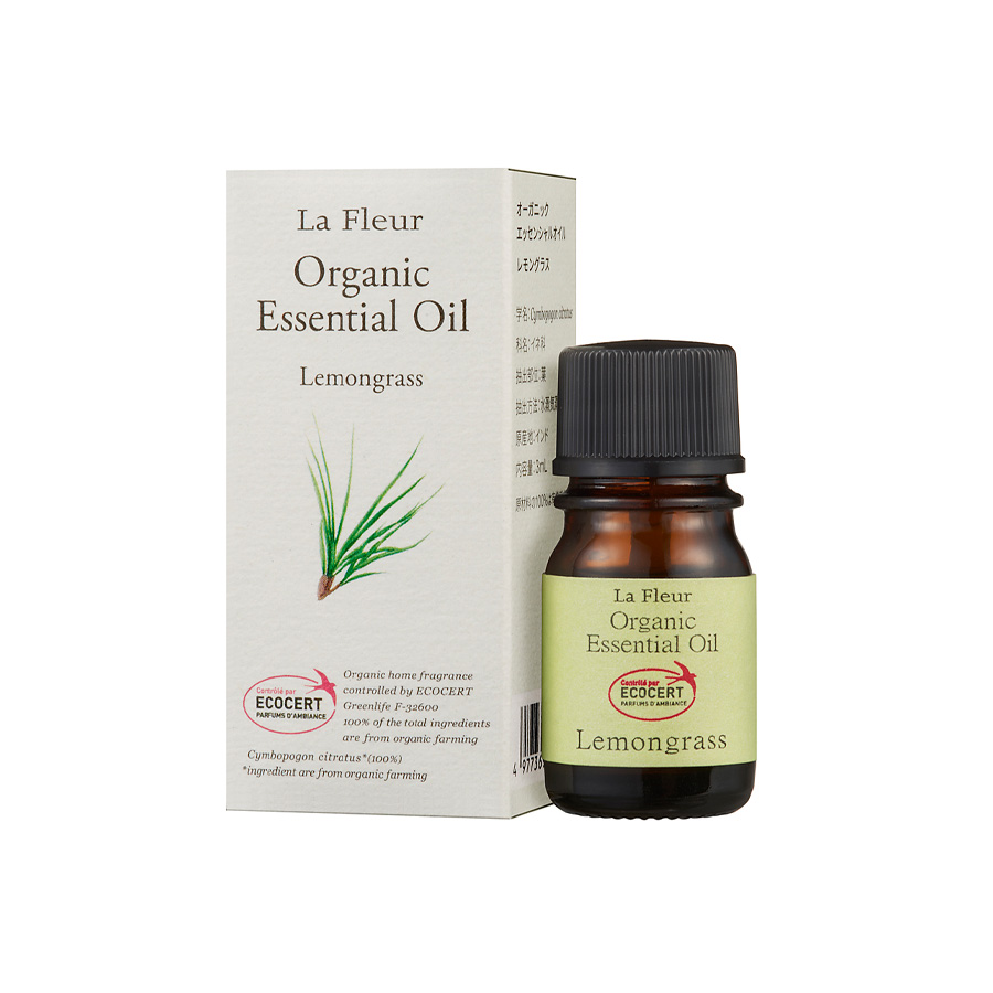ラ・フルール オーガニックエッセンシャルオイル レモングラス 3mL