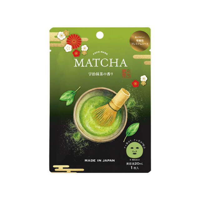 【5月下旬発売予定】MATCHA フェイスマスク 20mL 1枚入り