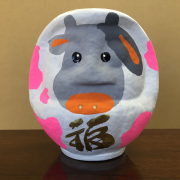 干支だるま　丑　2.5号