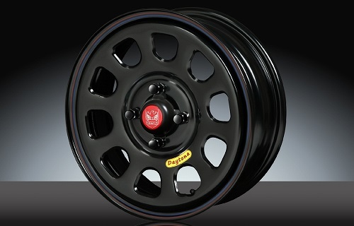 デイトナブラックスチール14"　ブラックキャップ <軽CAR専用>