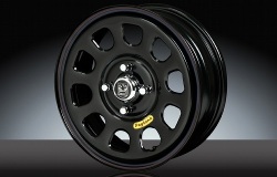 デイトナブラックスチール14"　クロームキャップ <軽CAR専用>