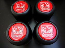 デイトナスチールキャップ 汎用 108X90mm ブラック 【4個セット】