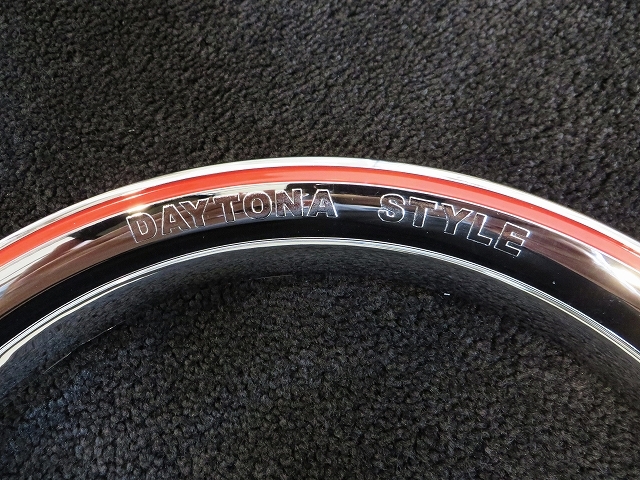 ディースタイルリング14インチ メッキ赤ライン【1台分】 品番