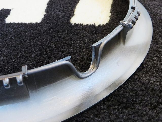 ディースタイルリング12インチ ハイパーシルバー赤ライン 【1台