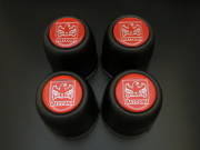 デイトナスチールキャップ 汎用 83X80mm ブラック 【4個セット】