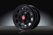 デイトナブラックスチール14"　ブラックキャップ <ボンゴ(SKP2/SLP2型) 専用>