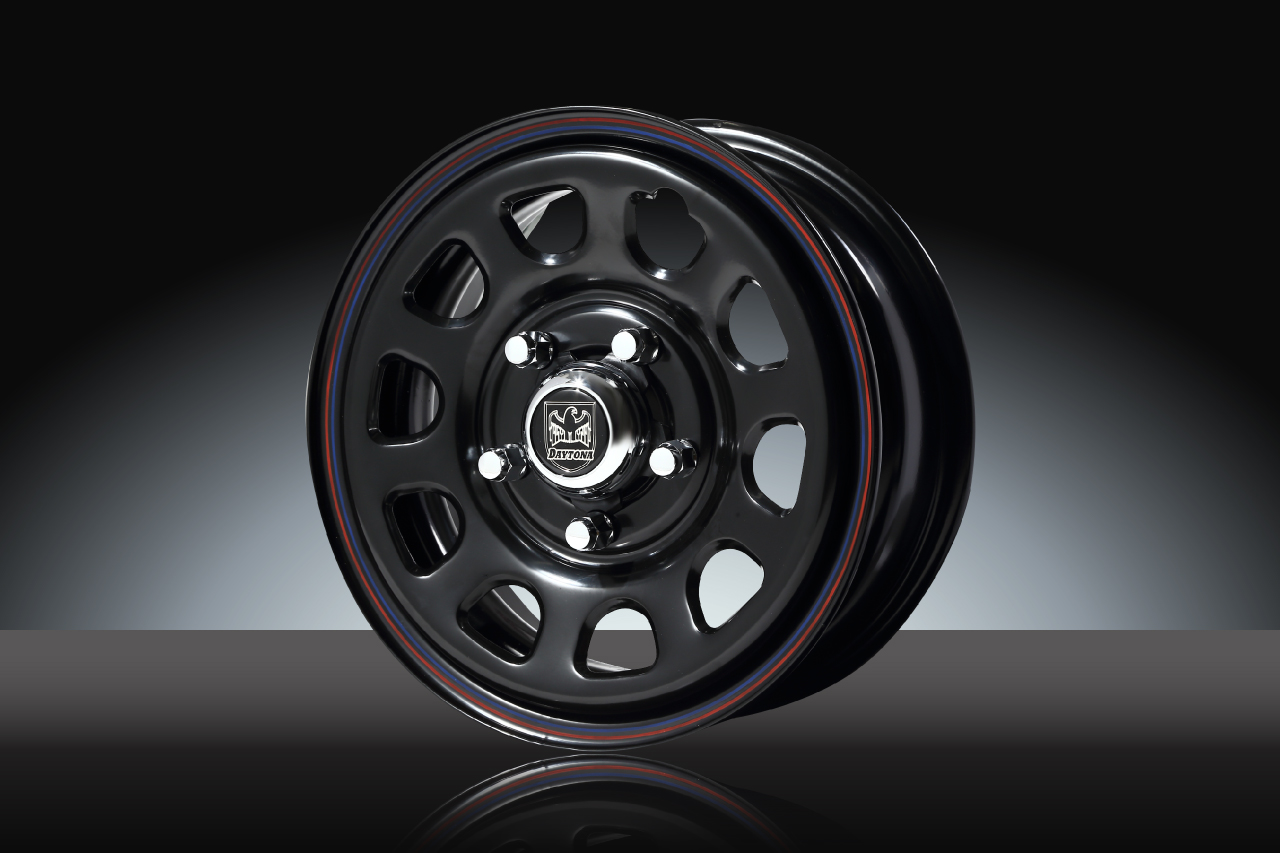 デイトナブラックスチール14"　クロームキャップ <タウン・ライトエース 専用>