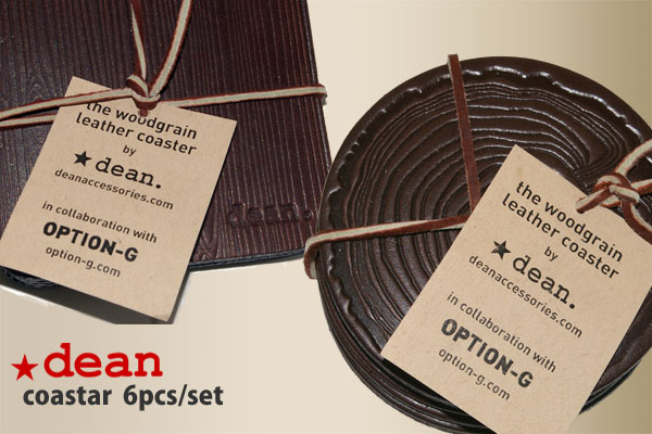 ハリウッドスターも愛用するLAブランド★deanのコースター