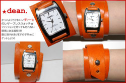 ハリウッドスターも愛用するLAブランド★deanの腕時計(ww08)