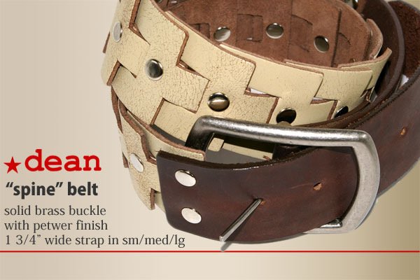 ハリウッドスターも愛用するLAブランド★deanのレザーベルト