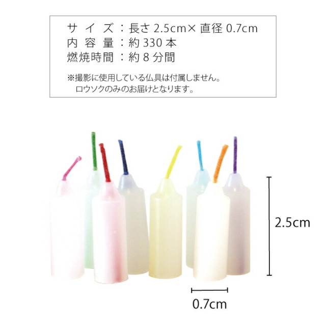 線香ろうそく