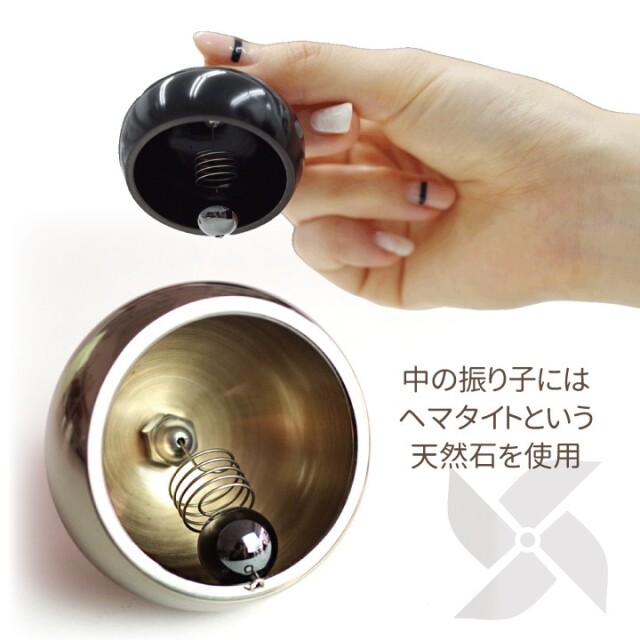仏具 おりん ミニおりん てのりん ベル型 シルバー ブラック 2色 ベル