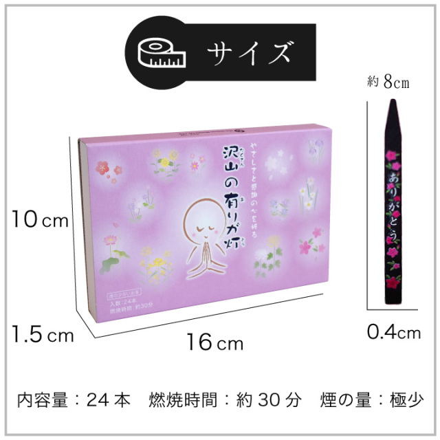 線香ろうそく