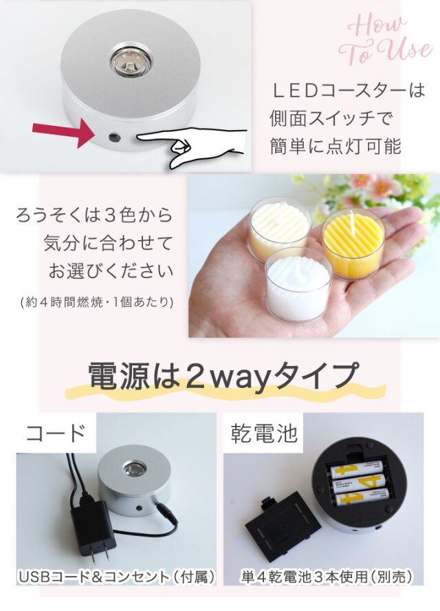 線香ろうそく