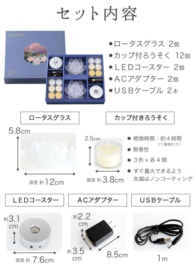 線香ろうそく