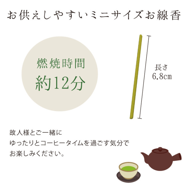 線香ろうそく