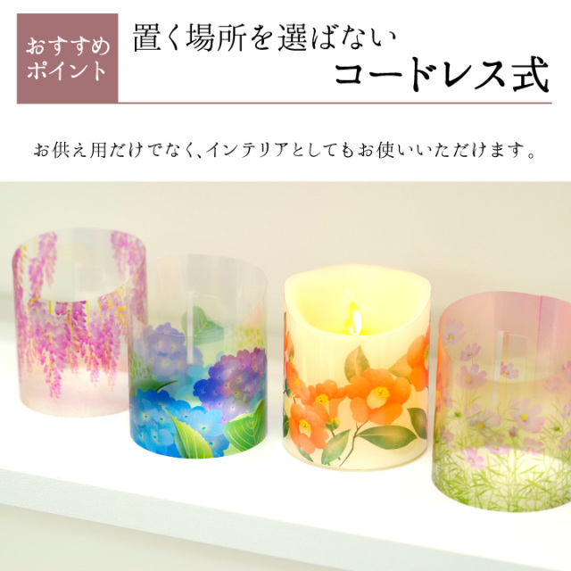 線香ろうそく