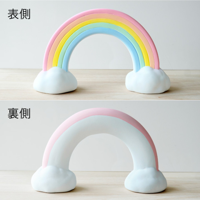 仏具 虹の橋 オブジェ 陶器製 置物 特大 ラージ お供え 57-138