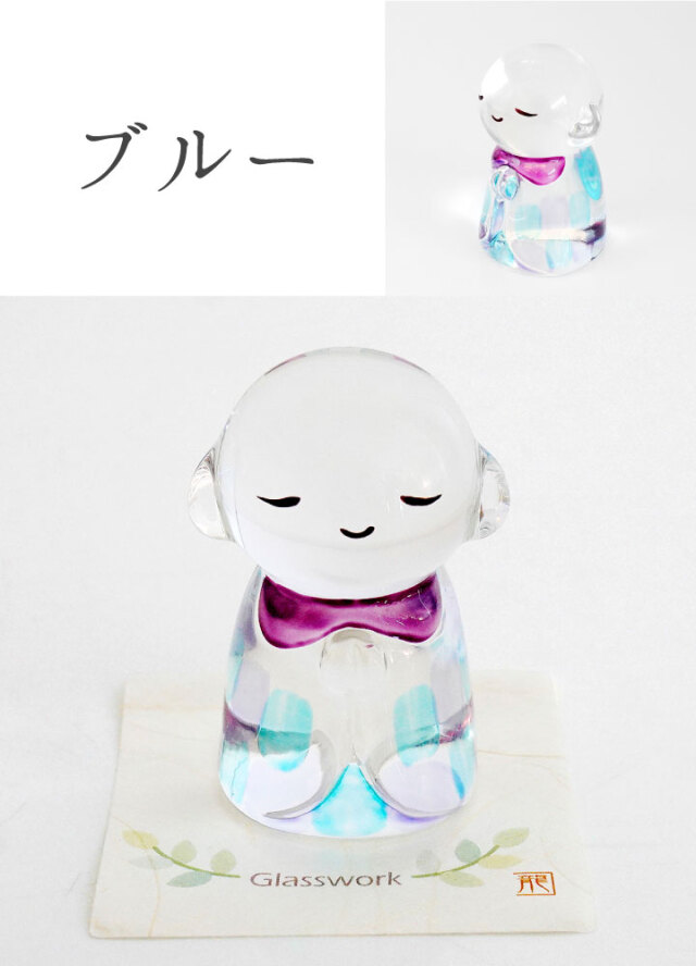 お地蔵さん 置物 クリスタル お地蔵様 見守り地蔵 彩 水子地蔵 水子供