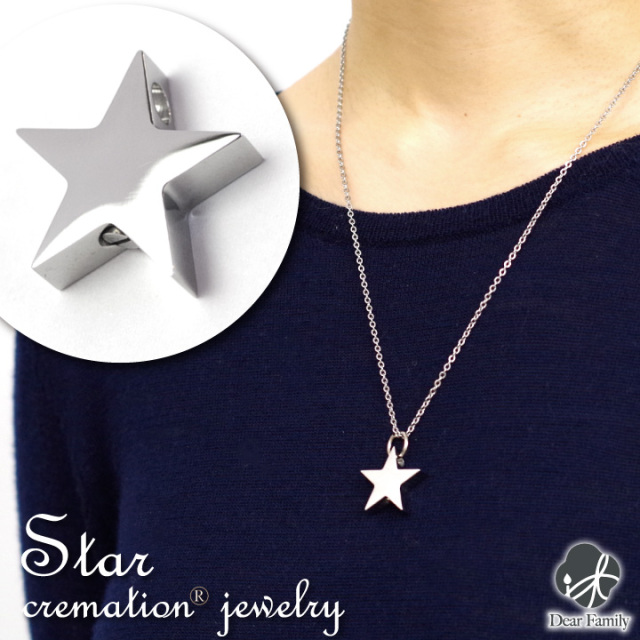 遺骨ペンダント クリメイションジュエリー スター 星 オールステンレス ペンダント キーホルダー遺骨カプセル 遺骨ネックレス 手元供養 仏具 水子供養 水子 可愛い 小さい 箱 終活 天使ママ